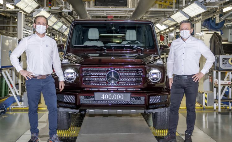 مرسيدس G-Class النسخة 400 ألف تخرج من خطوط الانتاج