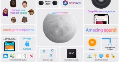 مكبرات الصوت HomePod mini تتضمن مستشعرا لدرجة الحرارة