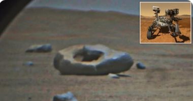 مسبار ناسا يرصد صخرة غريبة على شكل donut على سطح المريخ والعلماء يكشفون حقيقتها