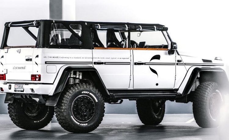 مرسيدس G500 4 × 4² سافاري معدلة بقوة 850 حصان . . برية جامحة وبسقف قماشي