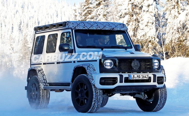 صور تجسسية لمرسيدس GClass 4X4 Squared الجديدة قبل طرحها رسمياً