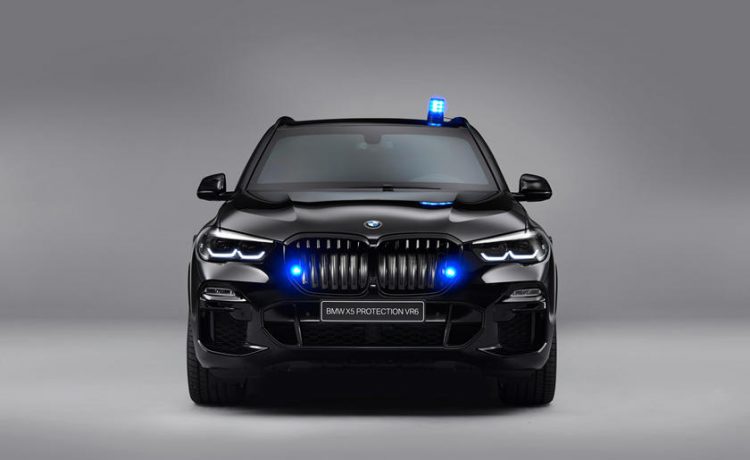 BMW X5 تتحول لسيارة شرطة مدرعة