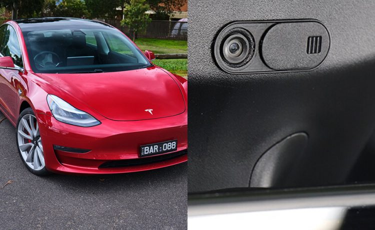 كاميرا داخلية تسلا Model 3 تتبع حركة العين والرأس