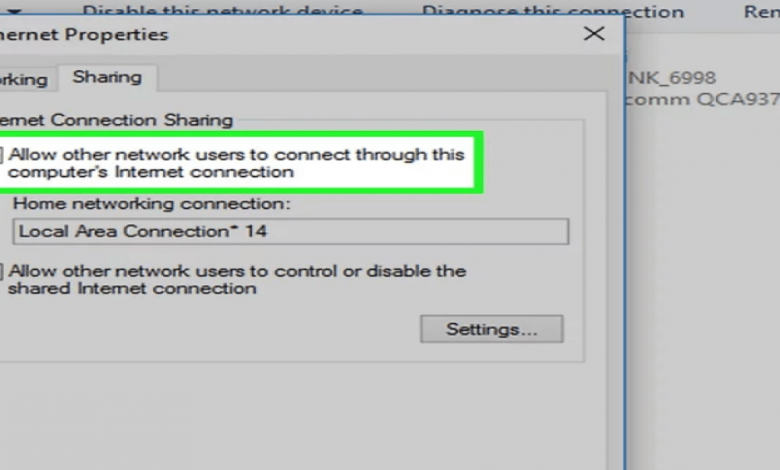 كيفية إعداد مشاركة اتصال الإنترنت لمختلف أنظمة التشغيل