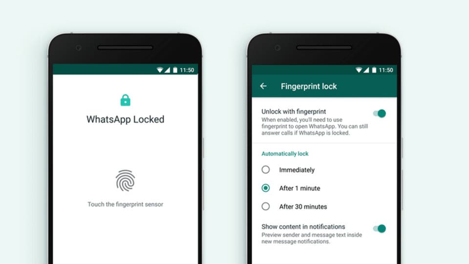 بصمة الإصبع.. هكذا تحافظ على خصوصية حسابك بـواتساب