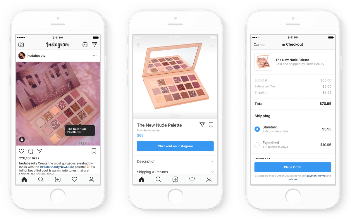 انستقرام يحصل على ميزة checkout للتجارة الإلكترونية