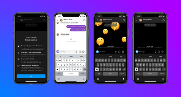 يحصل Facebook Messenger على رسائل ذاتية الحذف مع وضع Vanish