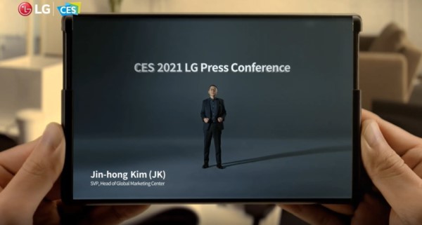 هاتف LG المتوسع القابل للطي من CES