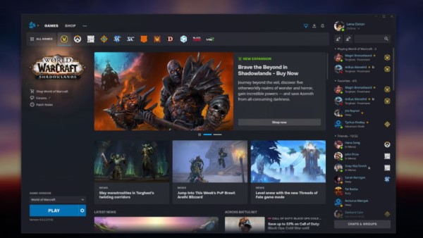 تطلق Blizzard ترقية Battle.net 2.0 بتخطيط رئيسي