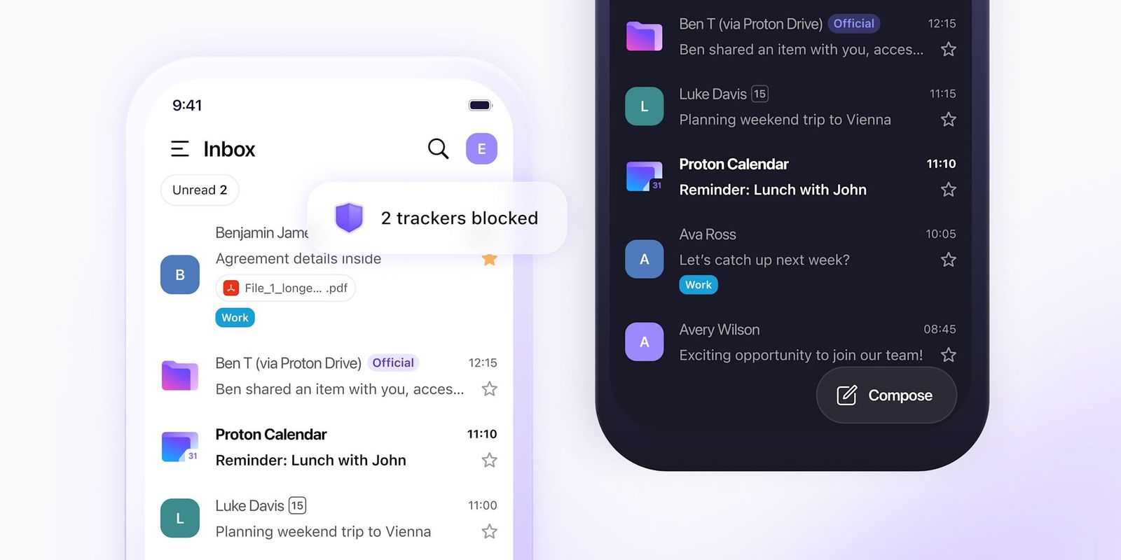 تطبيق Proton Maild يحصل على وضع عدم الاتصال وتحديثات أسرع في المستقبل