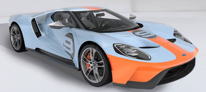 فورد GT Heritage Edition الخاصة تتميز بباقة Gulf الكلاسيكية