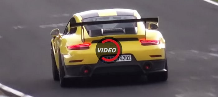 فيديو : بورشه 911 GT2 RS صفراء تطلق العنان لقدراتها على الحلبة