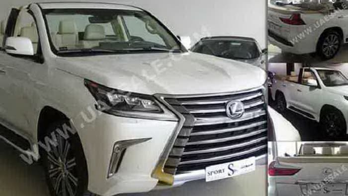 لكزس LX 570 مكشوفة تعرض للبيع في دبي بسعر 350.000 دولار