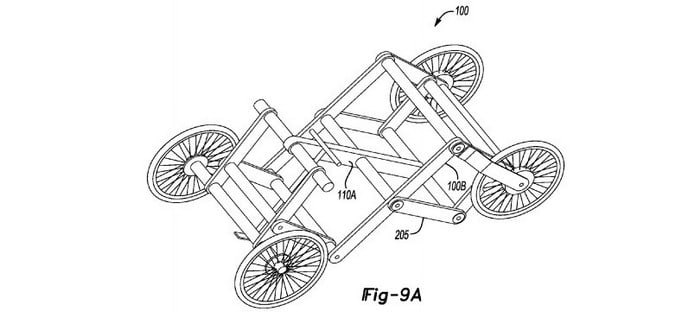 فورد تسجل رسوم براءة اختراع لمركبة غريبة قابلة للطي
