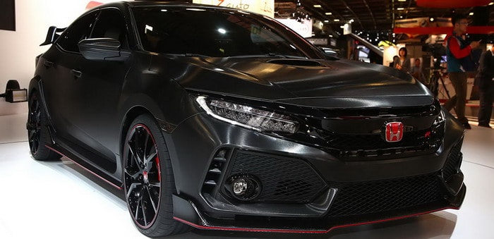 هوندا سيفيك Type R 2018 الاولية . . تختبر المستقبل من منصة باريس 2016