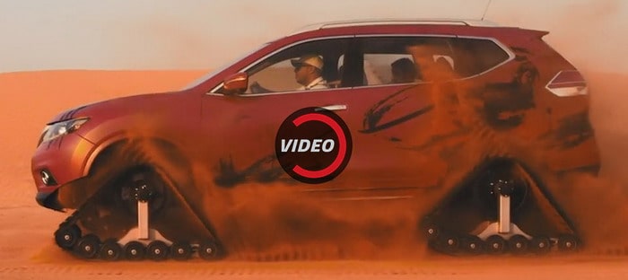 فيديو : نيسان إكس تريل Desert Warrior . . هذه السيارة لن تعلق أبداً في الرمال !!