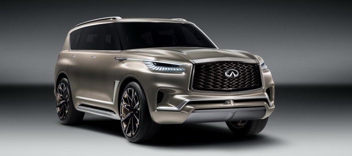 انفينيتي QX80 Monograph الجديدة التجريبية تمثل منافس مستقبلي لرانج روفر