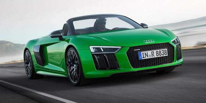 أودي R8 Spyder V10 Plus 2018 … تجربة الهواء الأسرع