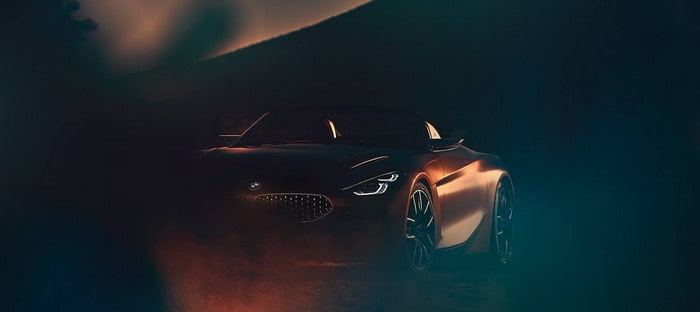 BMW Z4 Concept تقدم بصورة تشويقية وموديل الانتاج في 2018