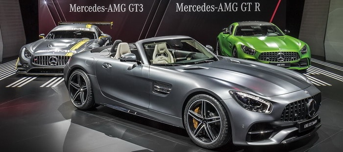 مرسيدس AMG GT C رودستر تبدو مثيرة وساخنة للغاية في باريس 2016