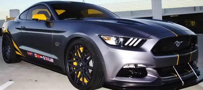 فورد F-35 Lightning II Edition موستانج GT 2015 الوحيدة من نوعها تعلن التحدي الجوي