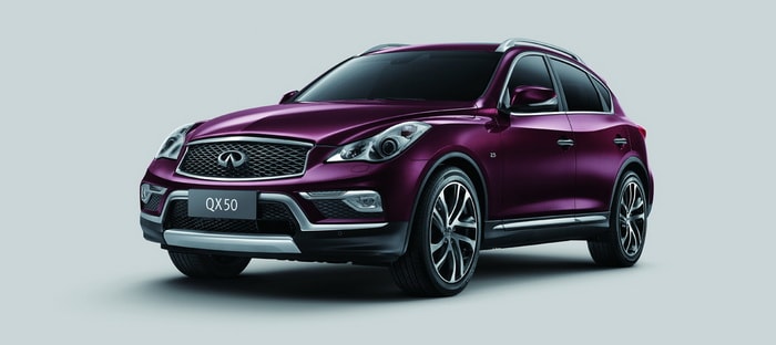 انفنيتي QX50 2016 المحسنة تزداد في الطول وتنتظر نيويورك