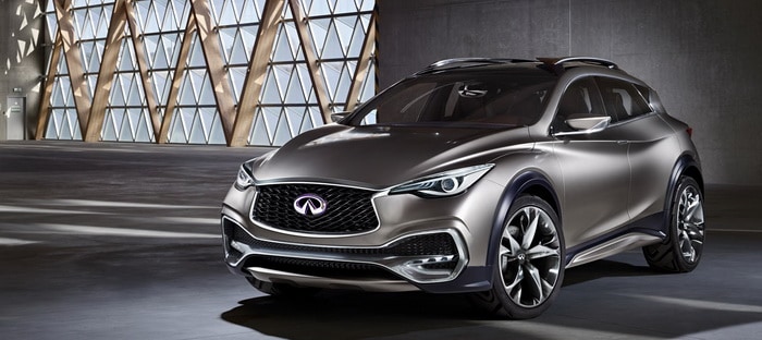 انفنيتي QX30 التجريبية تظهر بالتفاصيل الكاملة كسيارة كروس أوفر مدمجة في جنيف 2015