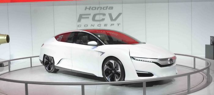 هوندا FCV Concept بوحي الطائرات تستعرض ملامح المستقبل في ديترويت 2015