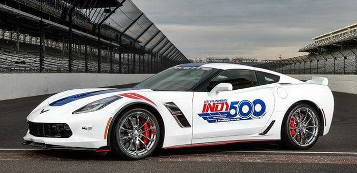 هذه هي شيفروليه كورفيت جراند سبورت التي ستكون سيارة الأمان في Indy 500