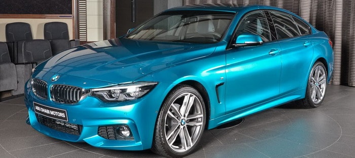 BMW 420i جران كوبيه تبدو رائعة في هذا اللون الأزرق