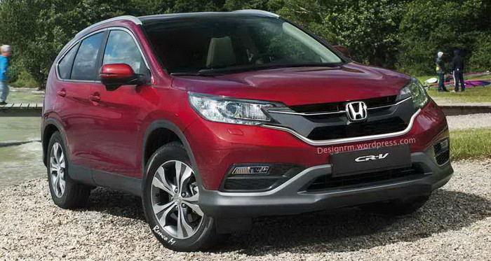 هوندا CR-V المحسنة موديل 2015 تطل بوجهها الغامض في صور تخيلية