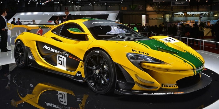 ماكلارين P1 GTR مستعدة للانطلاق على حلبات السباقات في جنيف 2015