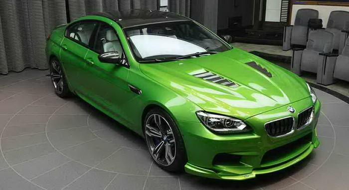 إماراتي يحول سيارته BMW M6 جران كوبيه لوحش أخضر يذهب بالعقول