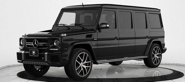 مرسيدس AMG G63 Limo المدرعة تعرض للبيع بسعر 1.2 مليون دولار