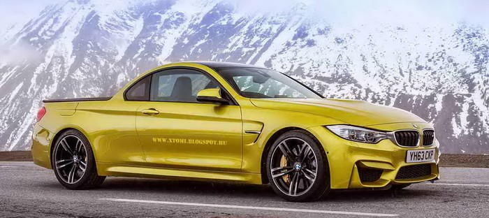 BMW M4 بيك أب تظهر في صورة تخيلية جنونية لمزيد من المتعة