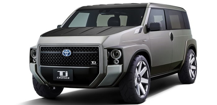 تويوتا Tj Cruiser Concept المربعة الشكل نتاج دمج سيارة فان ومتعددة الاستخدامات