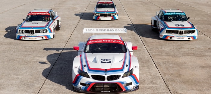 BMW Z4 GTLM تحصل علي حلة سباقية تحي ذكري الفوز بسباق 12 Hours of Sebring