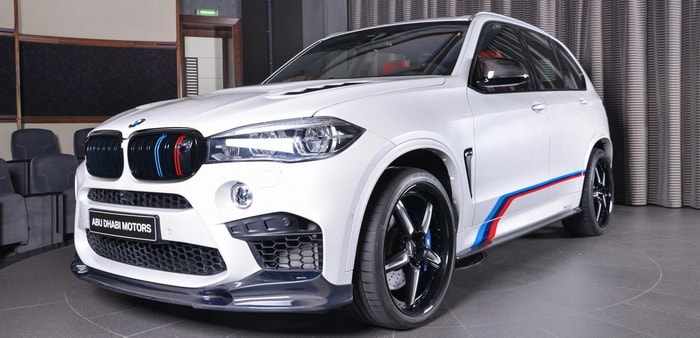 BMW X5 M بتصميم بارع في أبوظبي موتورز