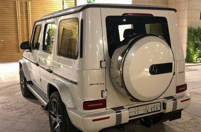 مرسيدس G63 AMG باللون الأبيض تصل في أول نسخها لامير سعودي