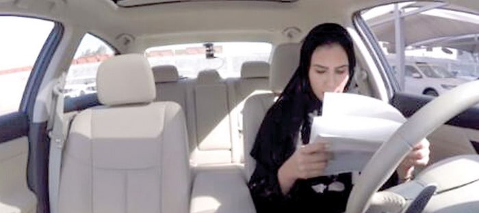 دروس في تعليم قيادة المرأة للسيارات من نيسان الشرق الأوسط بالسعودية
