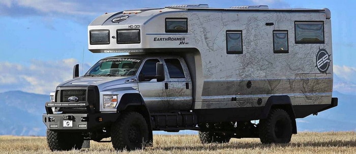 EarthRoamer XV-HD . . نسخة من فورد F-750 RV ولكن بسعر 1.5 مليون دولار