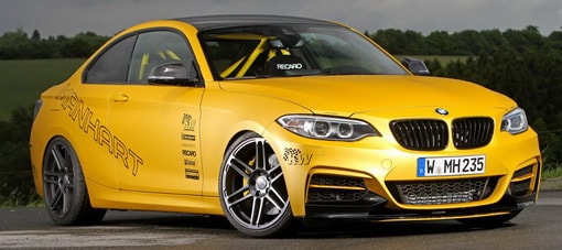 مانهارت تحول BMW M235i إلى ماكينة سباقات متوحشة