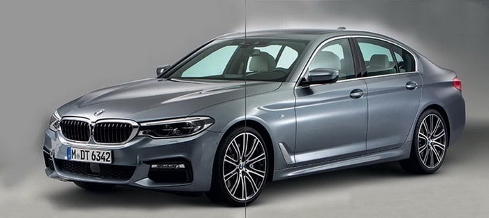 BMW الفئة الخامسة 2017 تخرج في صورة مسربة جديدة لتعطي لمحة أفضل عن G30