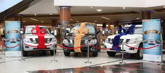 اختتام حملة التسوق في دلما مول بتقديم سيارة نيسان باترول للفائزة الأخيرة