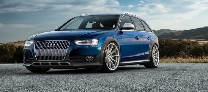 أودي A4 Allroad تزداد بريقاً بعجلات V-FF 102 من فورستينير