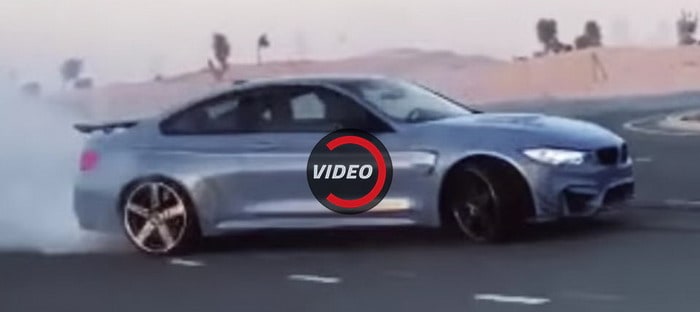 فيديو : هذا ما يحدث عندما يضع العرب أيديهم على BMW M4 لاستخدامها في الانجراف