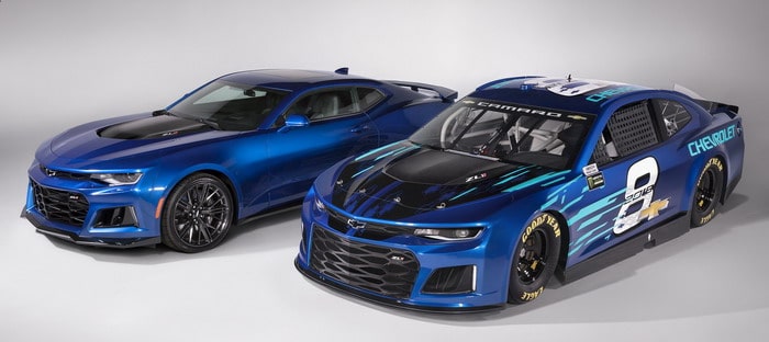 شيفروليه كامارو ZL1 Race Car 2018 تقدم من أجل كأس Monster Energy ناسكار