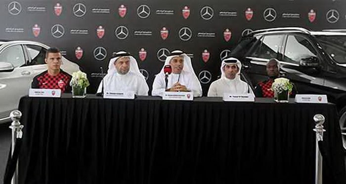 24 سيارة مرسيدس لمشجعي الأهلي الإماراتي خلال دوري الخليج العربي