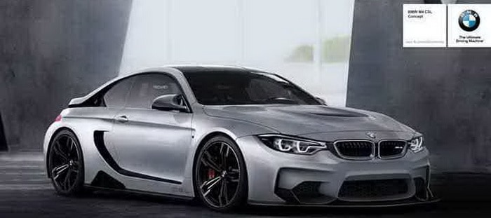 BMW M4 CSL Vision التجريبية . . عندما يجتمع الغموض مع ألياف الكربون والألومنيوم