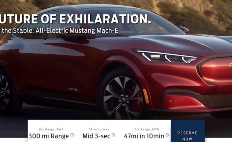 فورد موستانج MachE الكهربائية تظهر في صور مسربة